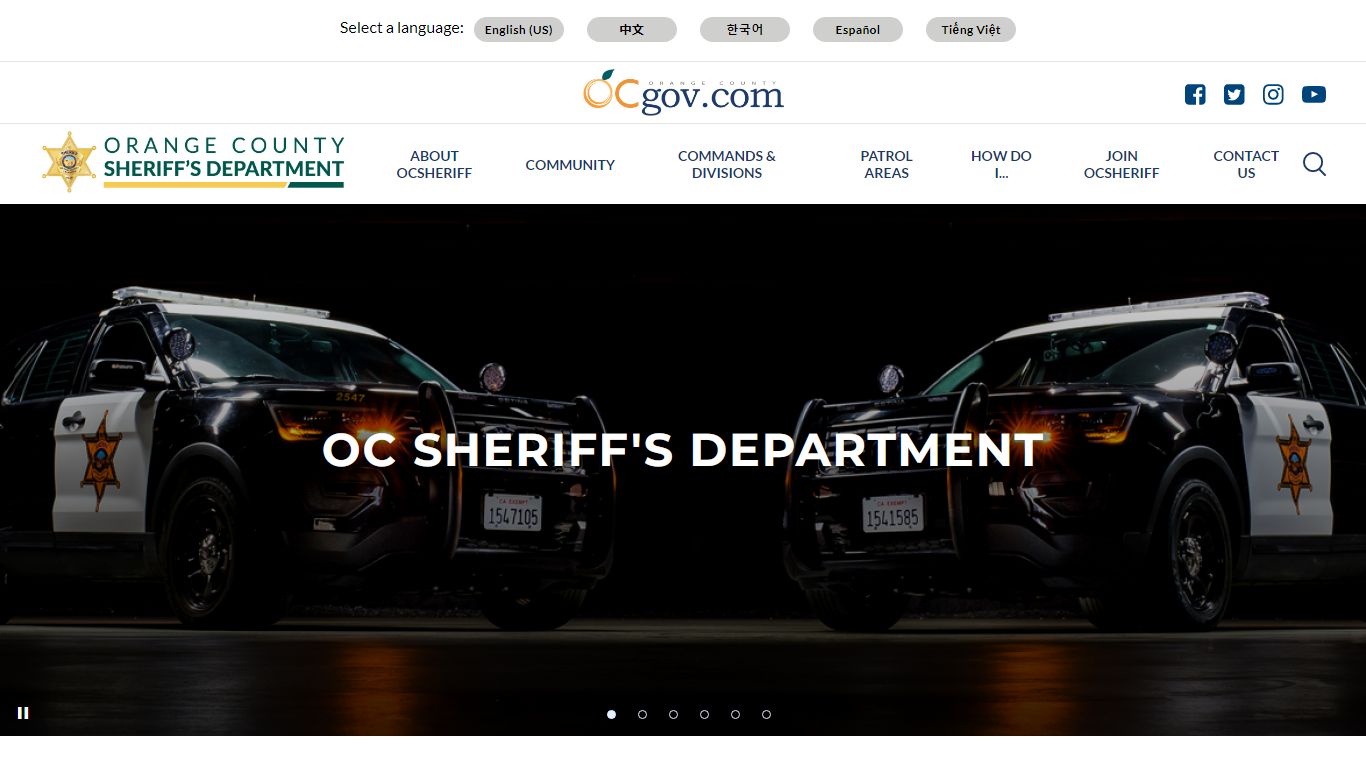 OC Sheriff's Department, CA | Orange County, California ...